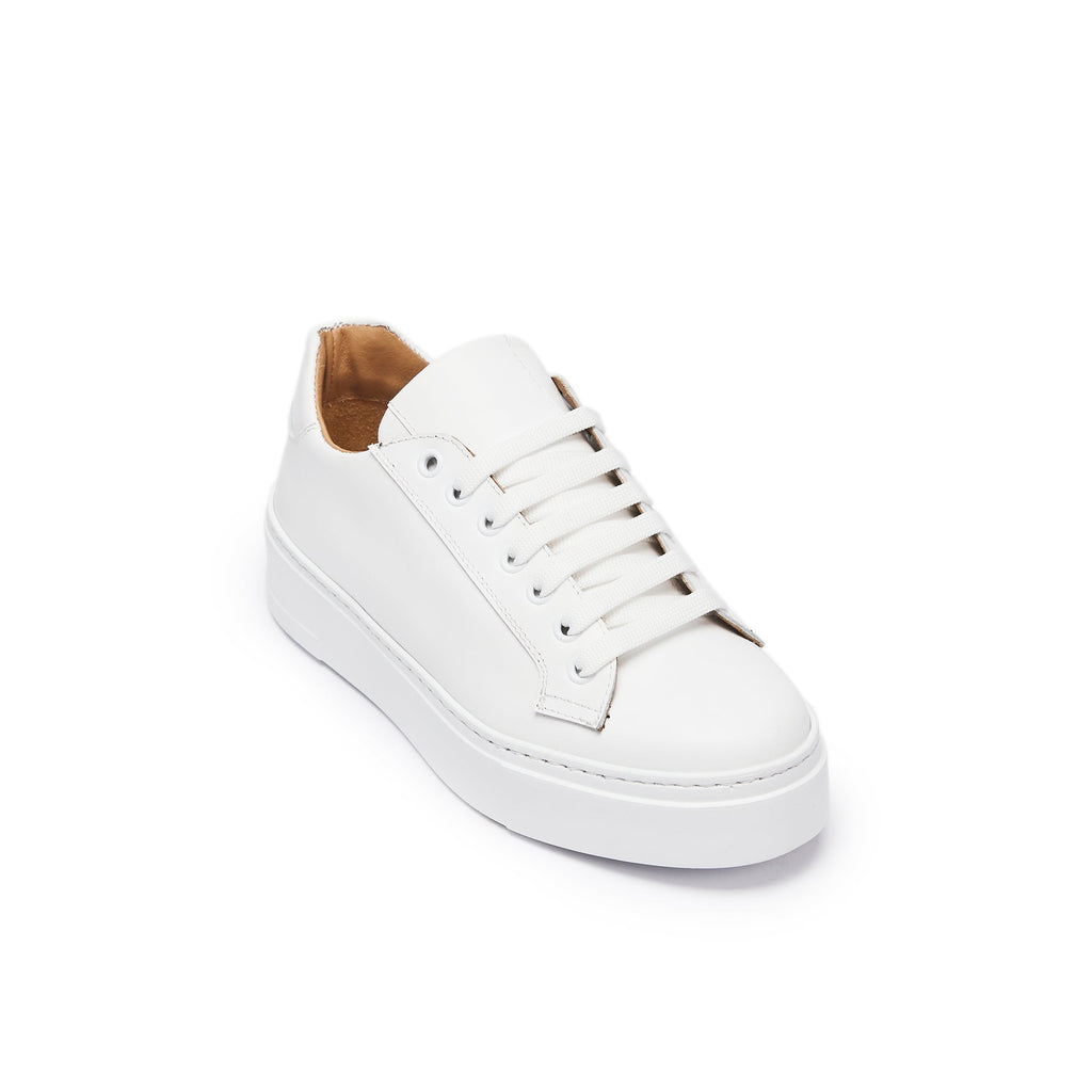 Zapatillas Con Cordones Clásicas - Blanco - Hombre