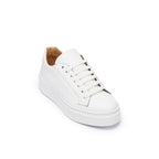 Zapatillas Con Cordones Clásicas - Blanco - Hombre
