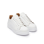 Zapatillas Con Cordones Clásicas - Blanco - Hombre