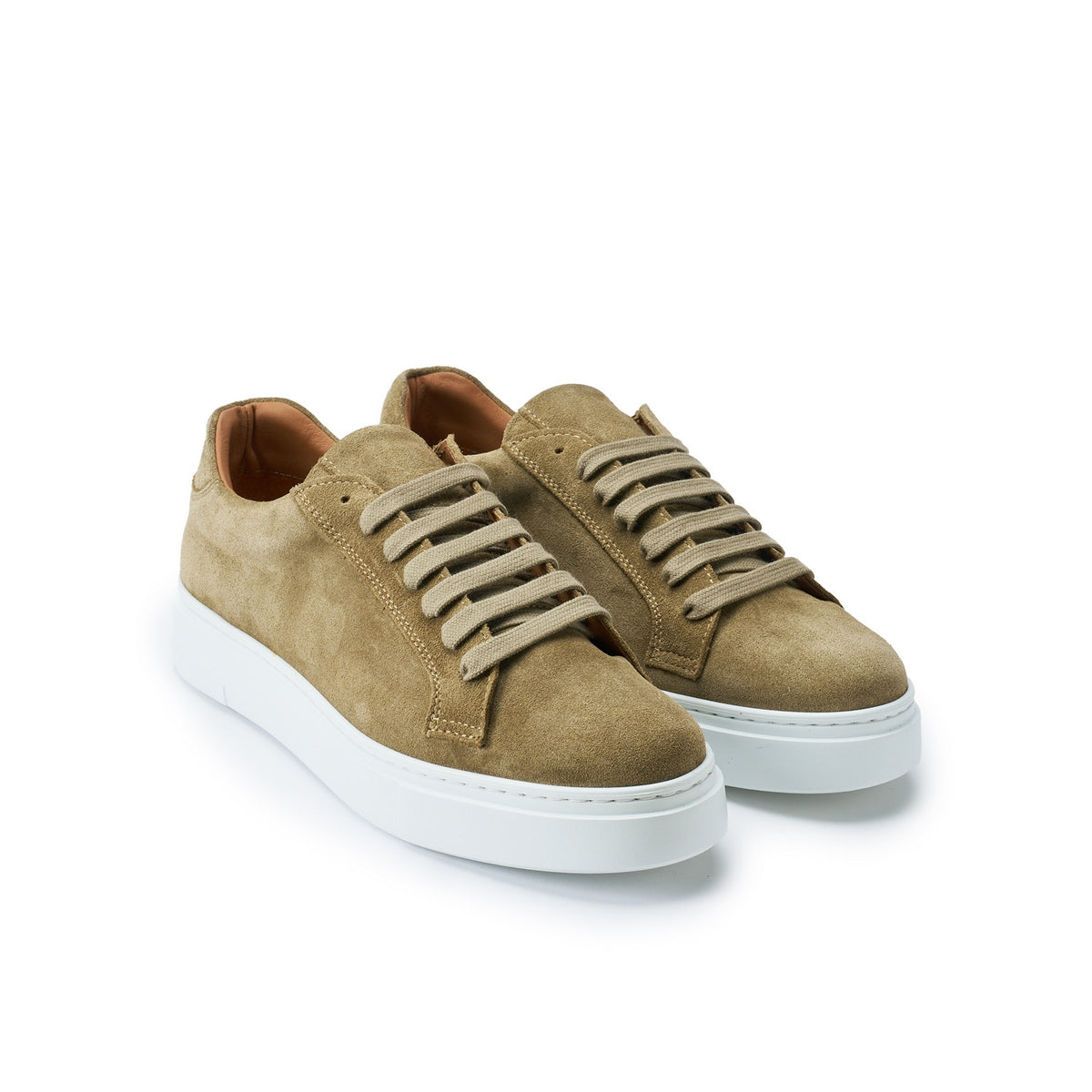 Baskets À Lacets Classique - Taupe - Homme