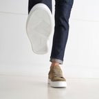 Classic Lace-Up Trainers - Taupe - Men