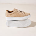 Klassiske Sneakers Med Snørebånd - Beige - Mænd