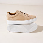 Klassiske Sneakers Med Snørebånd - Beige - Mænd