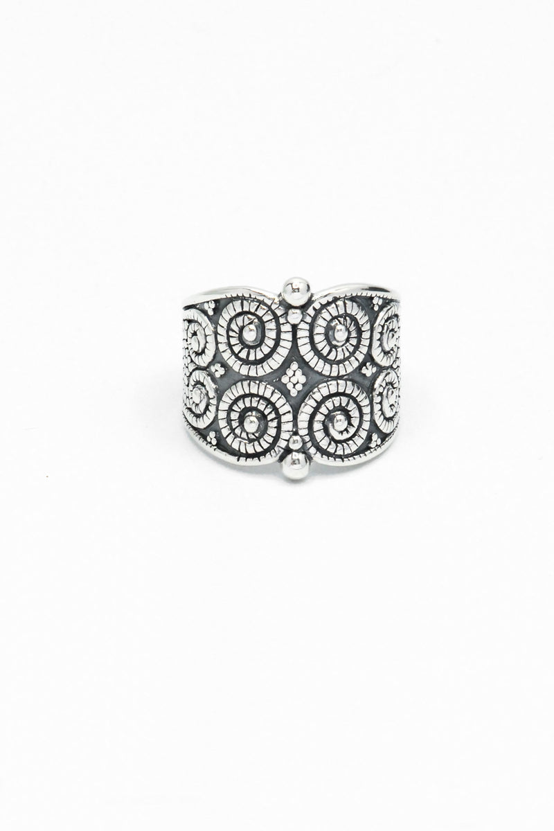 Bague Coyotli Argent Massif