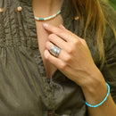 Bague Tezcacoatl Argent Massif