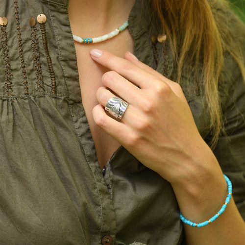 Bague Tezcacoatl Argent Massif