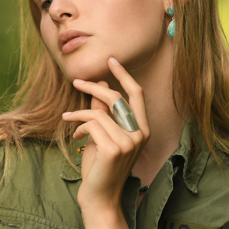 Bague Montezuma Argent Massif