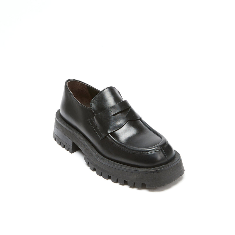 Penny Loafers - Black - Women