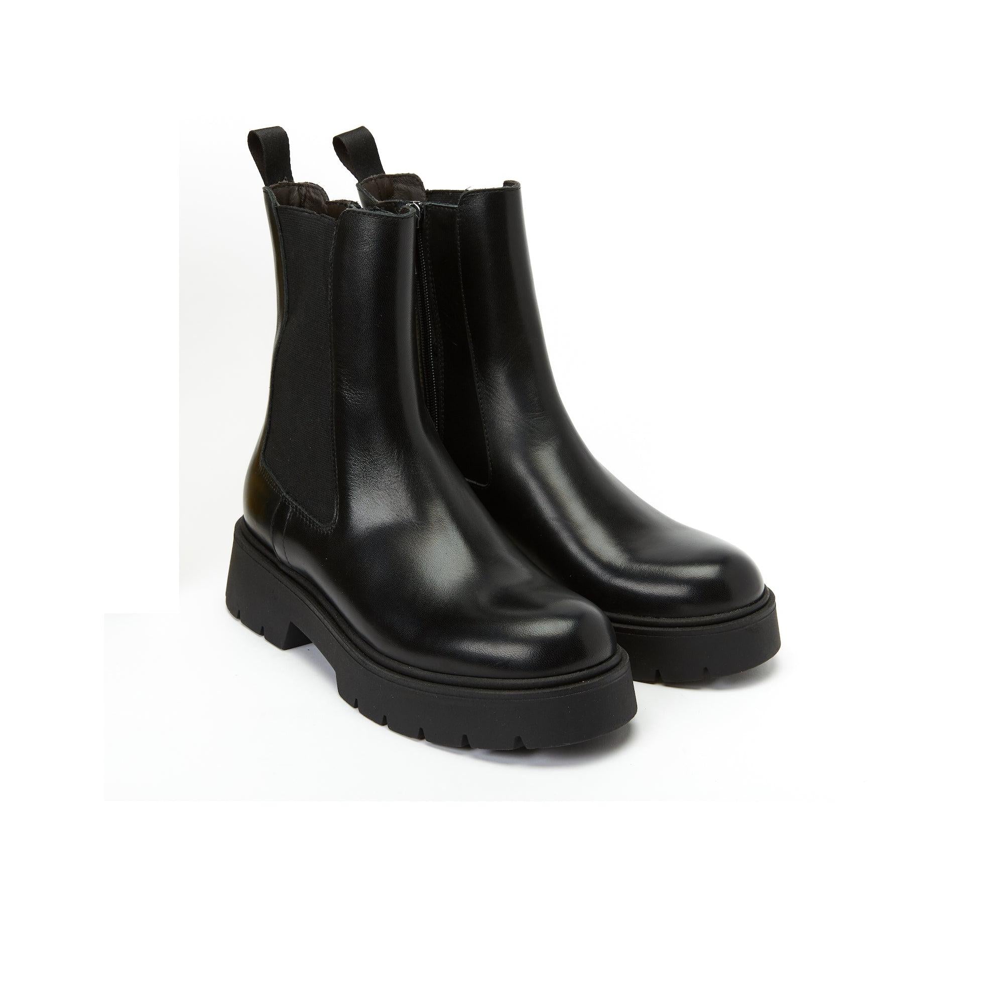 Botines Chelsea - Negro - Mujer
