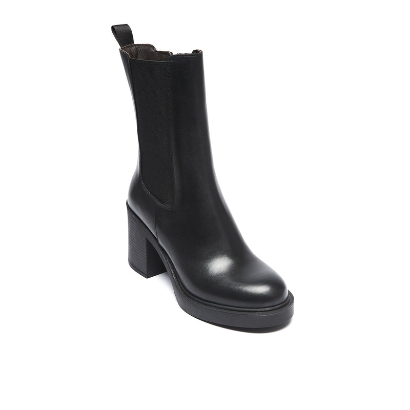 British Passport - Botas Chelsea con tacón - Negro - Mujer