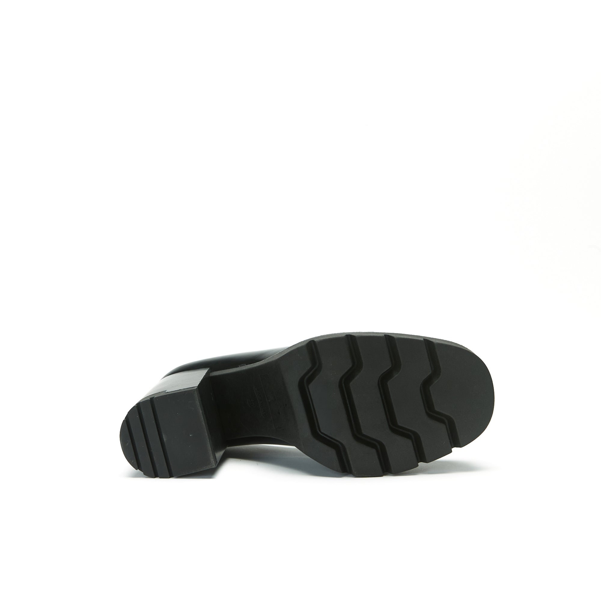Mocasines De Tacón - Negro - Mujer