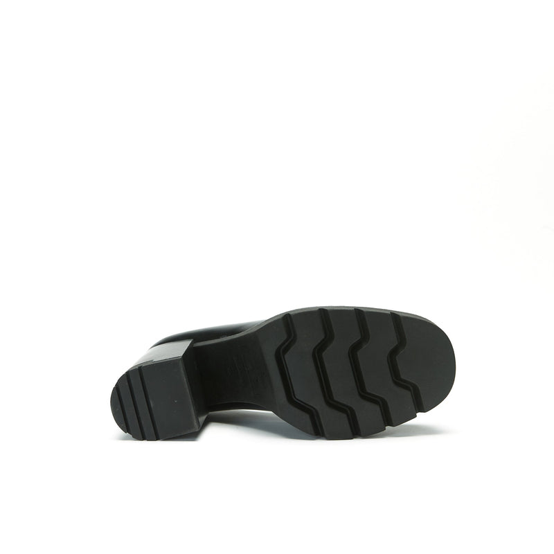 Heeled Loafers - Black - Women