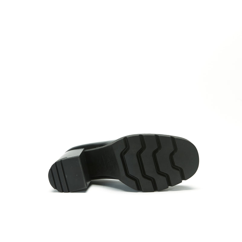 Heeled Loafers - Black - Women