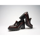 Mocassins À Talon - Bordeaux - Femme