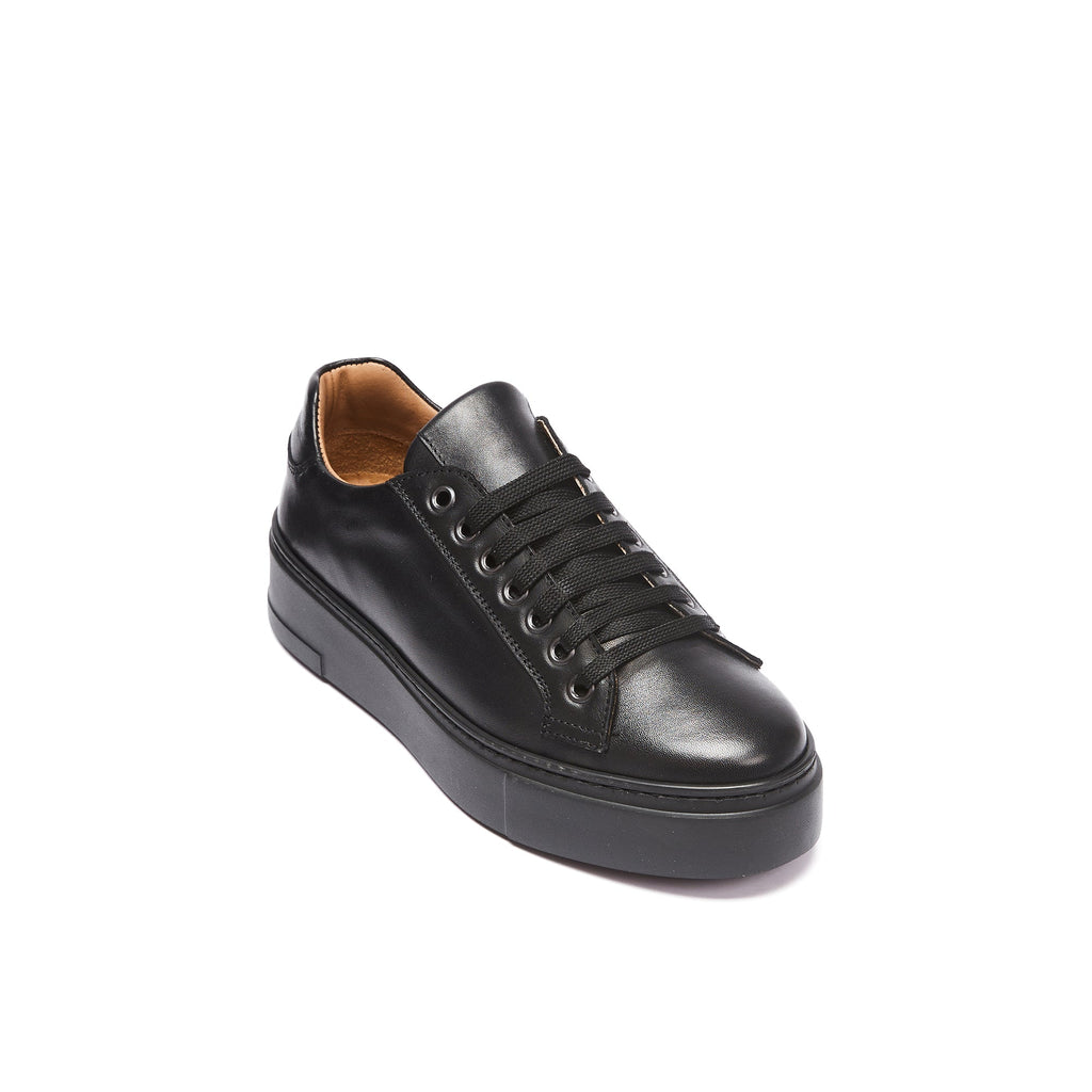 Zapatillas Clásicas con Cordones - Negro - Mujer