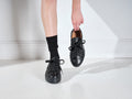 Zapatillas Clásicas con Cordones - Negro - Mujer