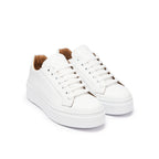 Zapatillas Con Cordones Clásicas - Blanco - Mujer