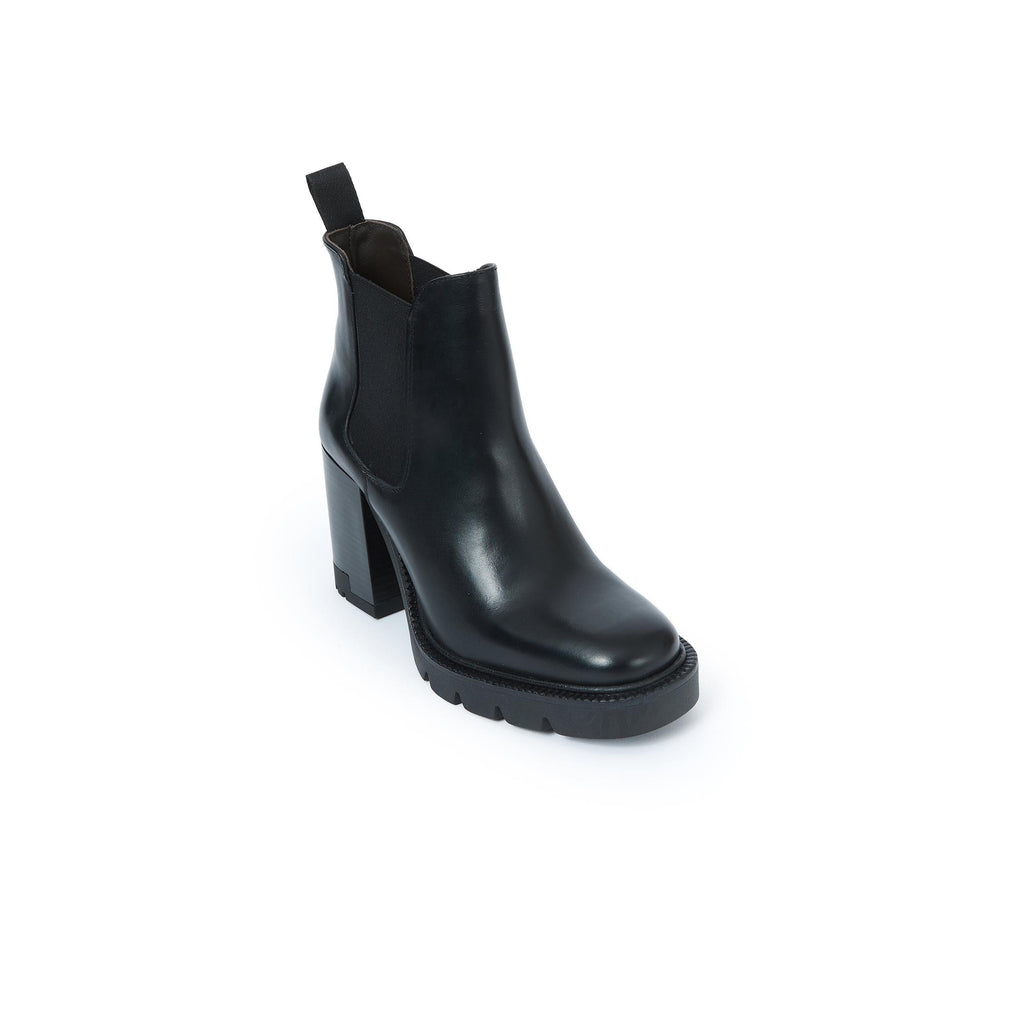 Bottines Chelsea À Talon - Noir - Femme