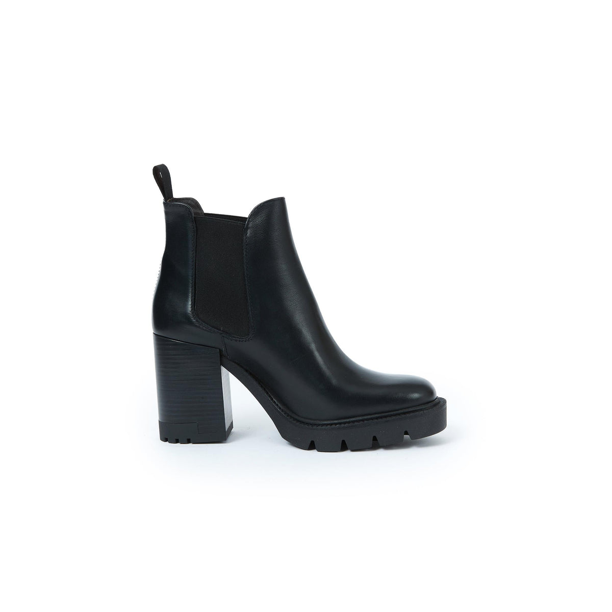 Bottines Chelsea À Talon - Noir - Femme