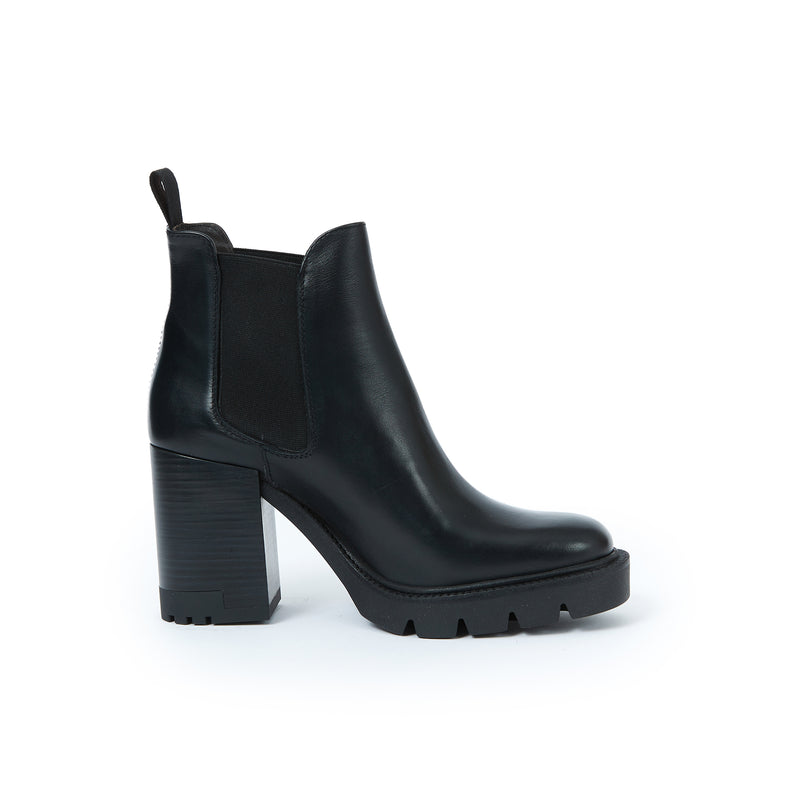 Bottines Chelsea À Talons - Noir - Femme