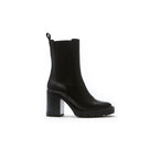 Boots Chelsea À Talon - Noir - Femme