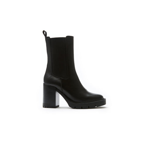 Botas Chelsea de tacón - Negro - Mujer