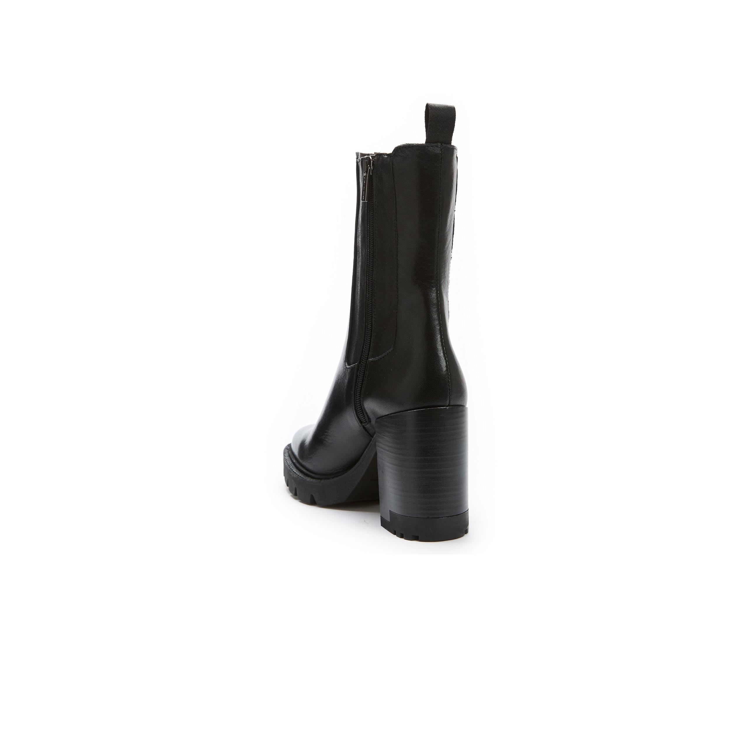 Bottines Chelsea À Talon - Noir - Femme