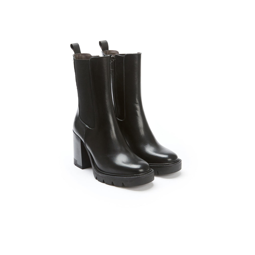 Bottines Chelsea À Talon - Noir - Femme
