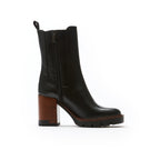 Heeled Chelsea Boots - Black - Women