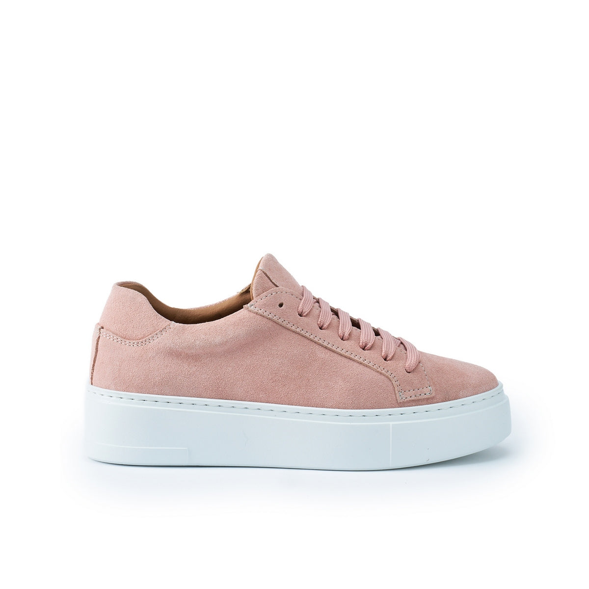 Classic Lace-Up Trainers - Pink - Women