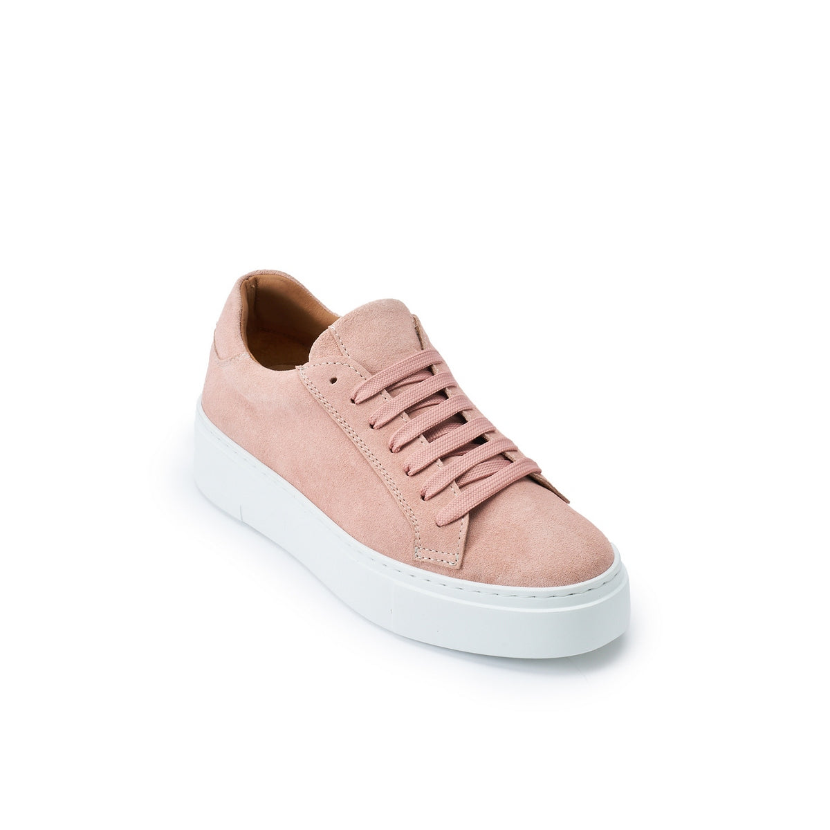Classic Lace-Up Trainers - Pink - Women