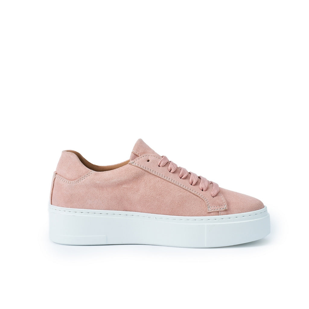 Classic Lace-Up Trainers - Pink - Women