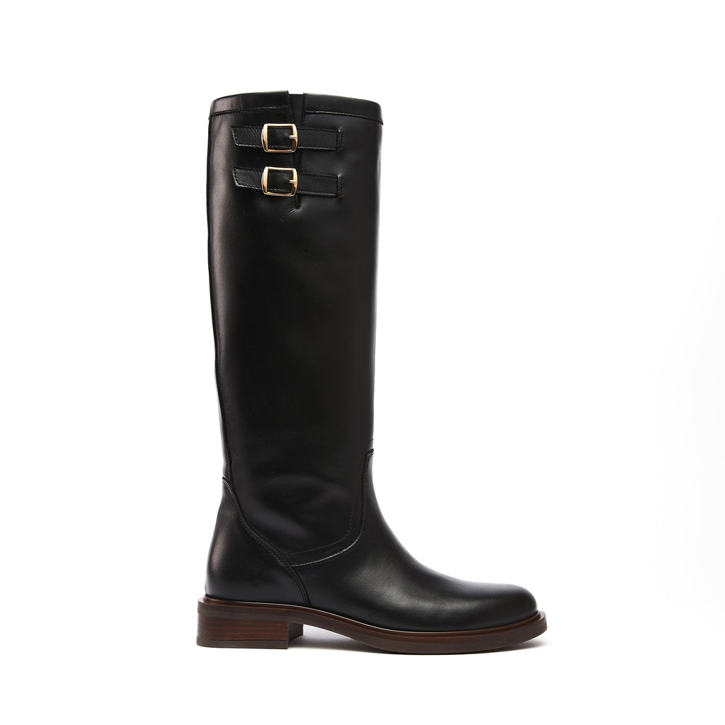 Botas Tubulares Altas - Negro - Mujer