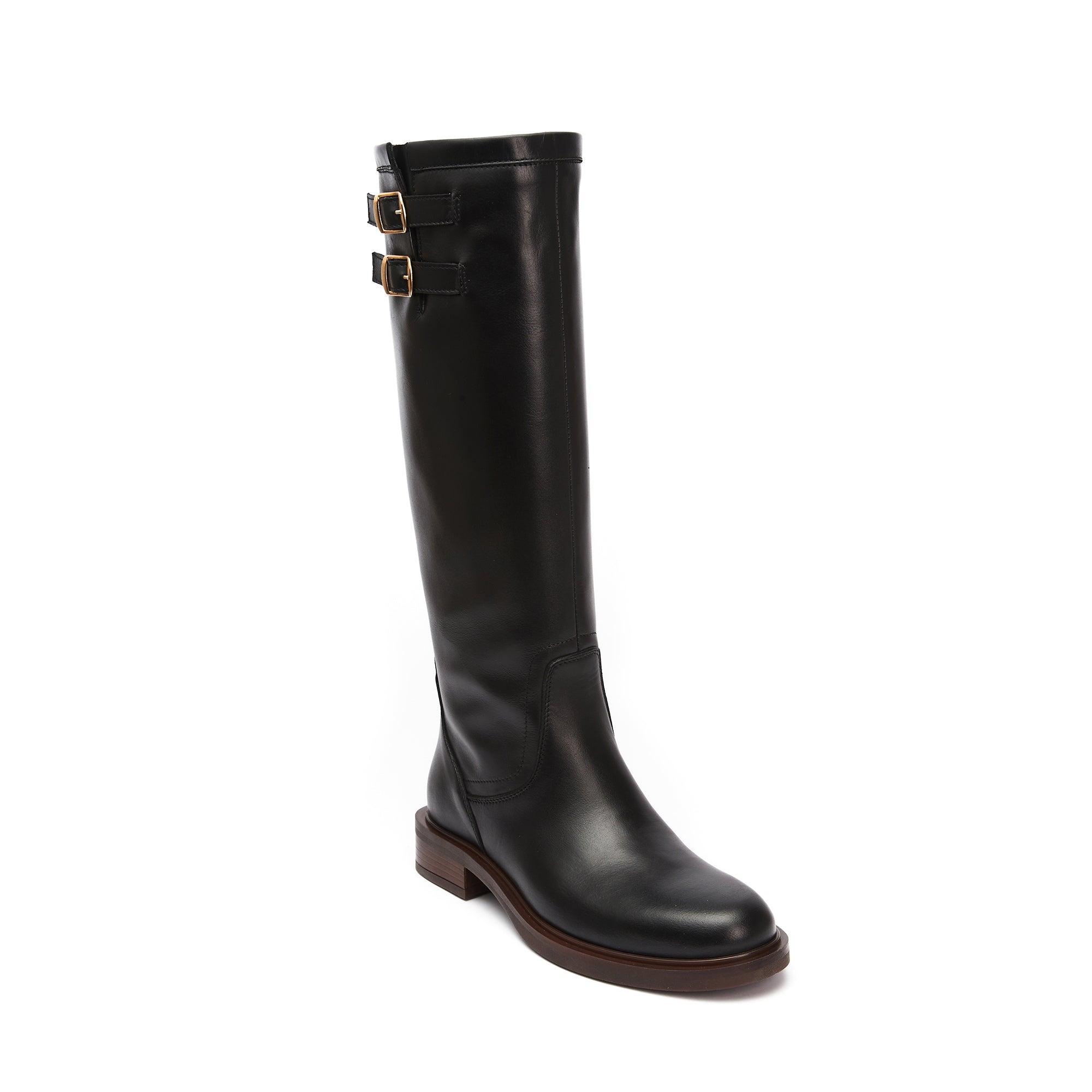 Botas Tubulares Altas - Negro - Mujer