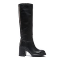 British Passport - Tubular High Heel Ankle Boot - Black - Women