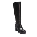 Botín Tubular de Tacón Alto - Negro - Mujer