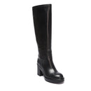 British Passport - Tubular High Heel Ankle Boot - Black - Women