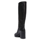 British Passport - Tubular High Heel Ankle Boot - Black - Women