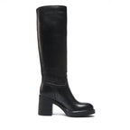 Botín Tubular de Tacón Alto - Negro - Mujer