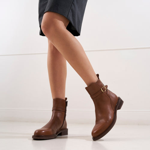 Bottines Jodhpur - Marron - Femme