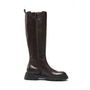 British Passport - High Boots - Dark Brown - Women