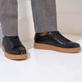 Zapatillas clásicas con cordones - Negro - Hombre