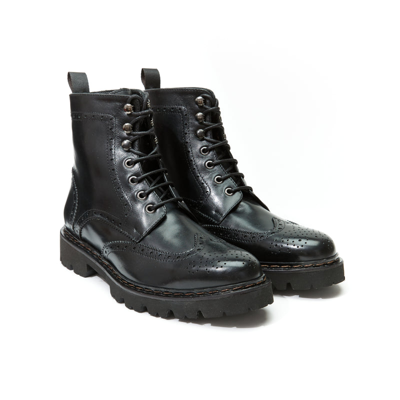 Bottes Derby À Bout D'Aile - Noir - Homme