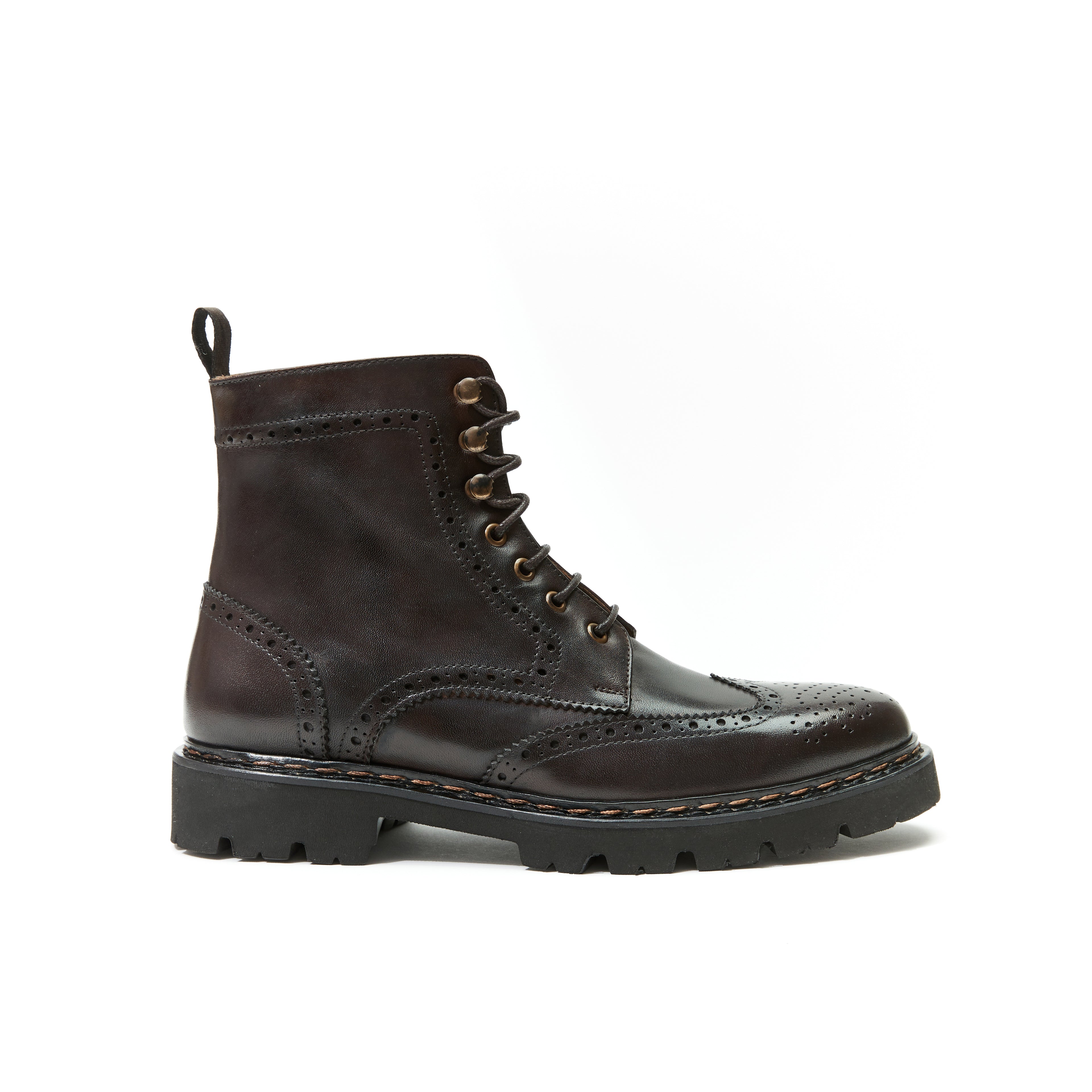 Bottes Derby À Bout D'Aile - Marron Foncé - Homme