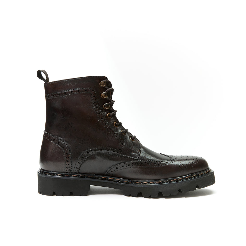 Bottes Derby À Bout D'Aile - Marron Foncé - Homme