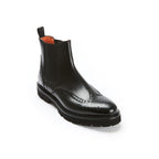 Botines Chelsea Brogue - Negro - Hombre