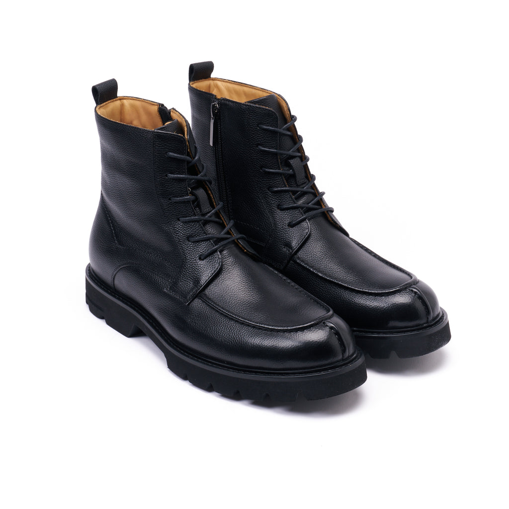 Bottines Derby Lacets - Noir - Homme