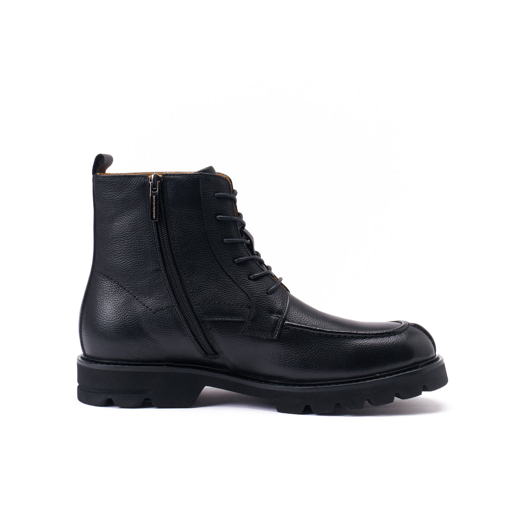 Bottines Derby Lacets - Noir - Homme