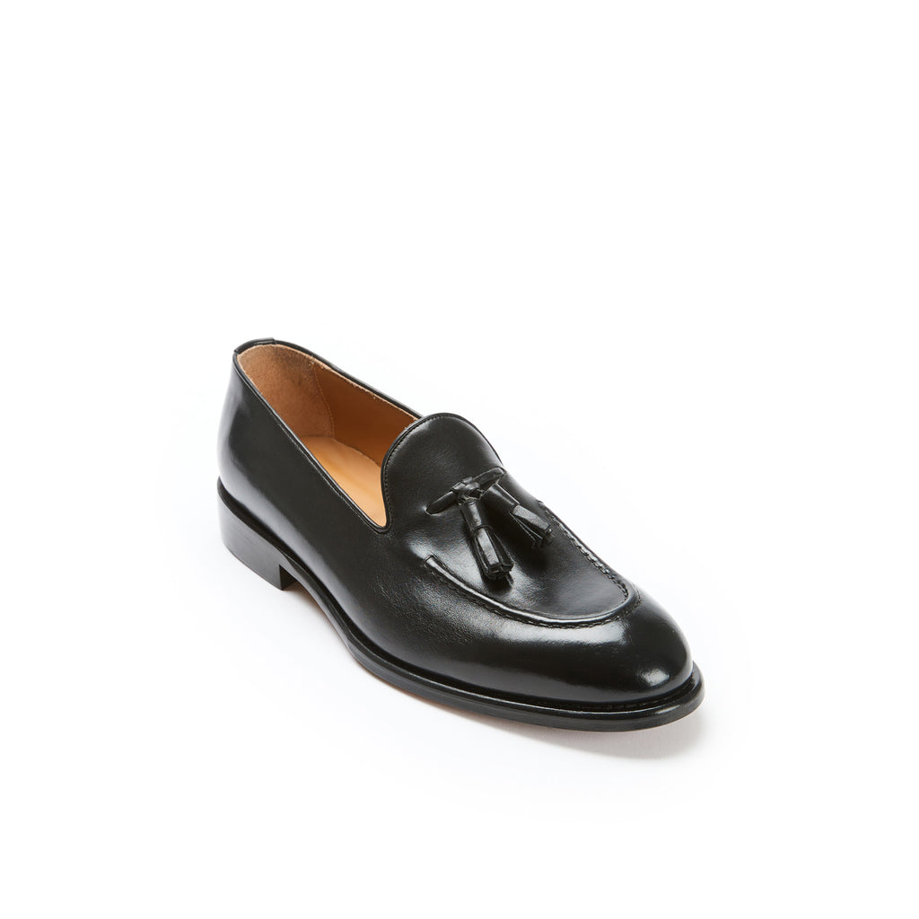 Mocassin À Pompon - Noir - Homme