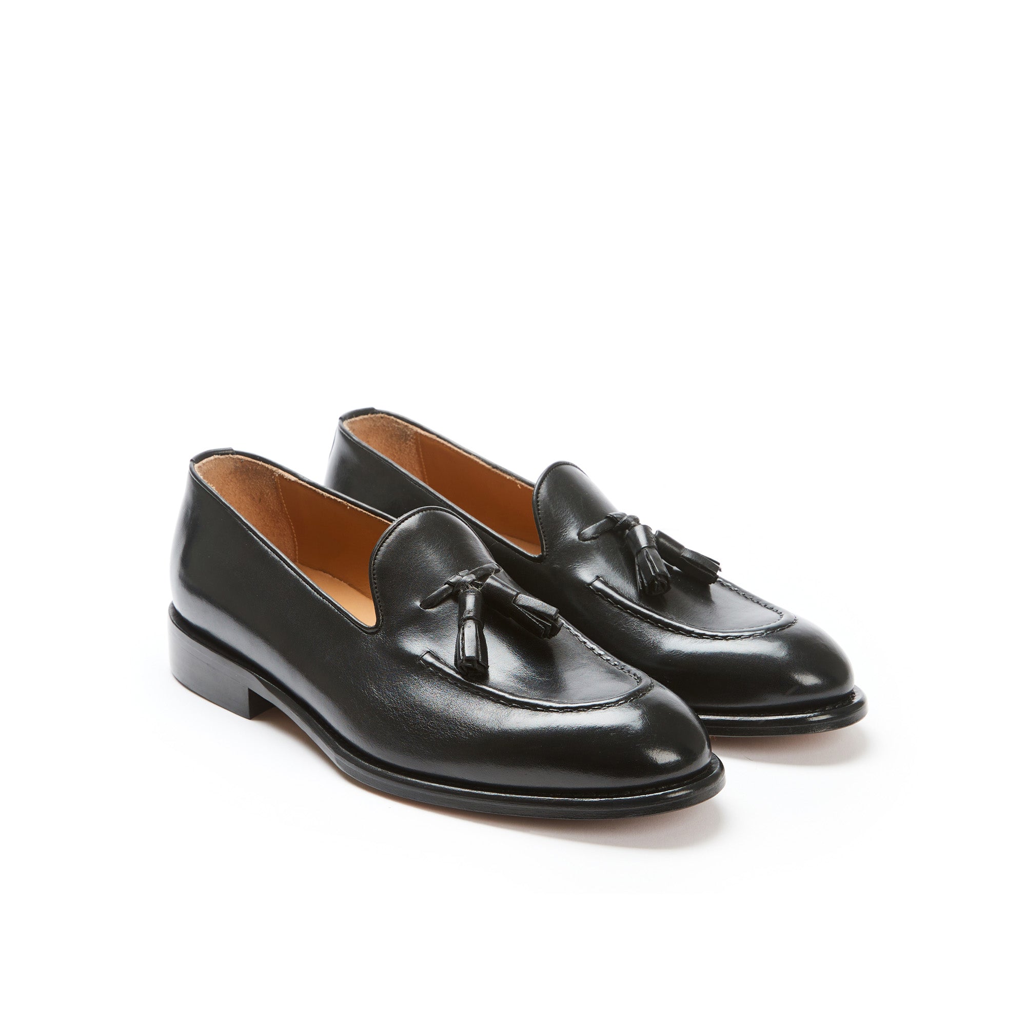 Mocassin À Pompon - Noir - Homme